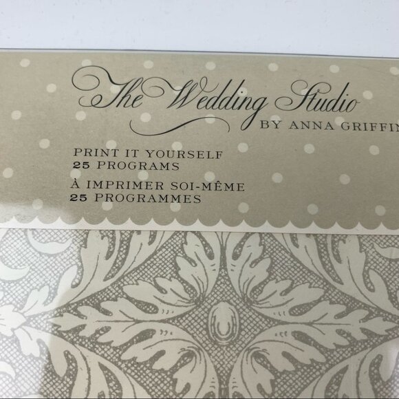 Anna Griffin - Print it Yourself Wedding Programs - Picture 2 of 5